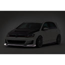 Varis Solid Joker Front Spoiler (3K Carbon) - Volkswagon Golf GTI (mk 7.5)