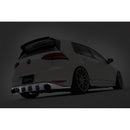 Varis Solid Joker Rear Under Diffuser (3K Carbon/FRP) - Volkswagon Golf GTI (Mk 7.5)
