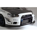 Varis Center Splitter Fin, Carbon - 08-15 Mitsubishi Lancer Evolution X (CZ4A)
