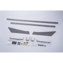 Varis Old Rear Diffuser Install Kit for Varis Bumper (Fitting VAMI-135/136) - 08-15 Mitsubishi Lancer Evolution X (CZ4A)