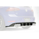 Varis Rear Under Diffuser (Carbon/FRP) - Volkswagon Golf R (Mk 7.5)
