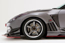 Varis Front Wide Fender w/ Carbon Fiber Louvers (+20mm) - Nissan GTR R35 09-16