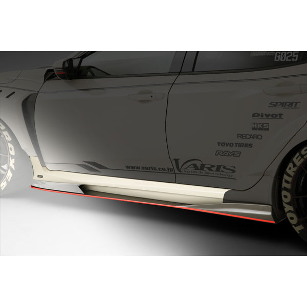 Varis Widebody Replacement Side Skirts w/ Big Underboards (FRP/Carbon) - 17-21 Honda Civic Type R (FK8)