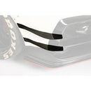 Varis Widebody Optional Double Canards for Varis Front Bumper (Carbon) - 17-21 Honda Civic Type R (FK8)