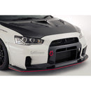 Varis Replacement Front Lip for Front Bumper Version 3 (2017 Spec) Carbon - Mitsubishi EVO X '17 Ver. Ultimate 08-15