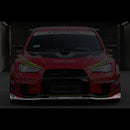 Varis Wide Body Version 2 Parts - Wide Body Front Lip, FRP - 08-15 Mitsubishi Lancer Evolution X (CZ4A)
