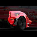 Varis Wide Body Version 2 Parts - Rear Wide Fenders, FRP (6pcs) - 08-15 Mitsubishi Lancer Evolution X (CZ4A)
