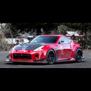 Varis Kamikaze Widebody Option Part - Bonnet Center Duct and Side Fins - 09-20 Nissan 370Z (Z34)