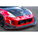 Varis Kamikaze Front Bumper with Diffuser, Duct Type, FRP/VSDC - 09-20 Nissan 370Z (Z34)