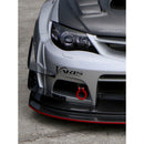 Varis Widebody Hyper Canard Set, Double, Carbon - For Widebody Bumper - 08-14 Subaru Impreza WRX/STI (GRB)
