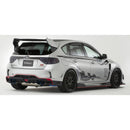Varis Ultimate Side Splitter Fin for Varis Rear Bumper, Carbon - Subaru GRB STI Wagon 08-14