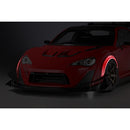 Varis Kamikaze Retrofit Component: Extra Front Wide Fender Add-On, FRP - 17-20 Toyota GT86 (ZN6)