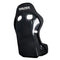 VOLTEX Racing x BRIDE ZETA IV Bucket Seat - Black Fabric | Super Aramid Black Carbon Shell