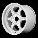 Volk Racing TE37V 2324 Wheel (S Rim) - 14x8.0 / Offset +25 / 4x100 (Dash White)