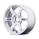 Volk Racing TE37 Sonic 30th Anniversary Wheel (Face 1 / Sticker Version) - 16x6.5 / Offset +46 / 4x100 (White)