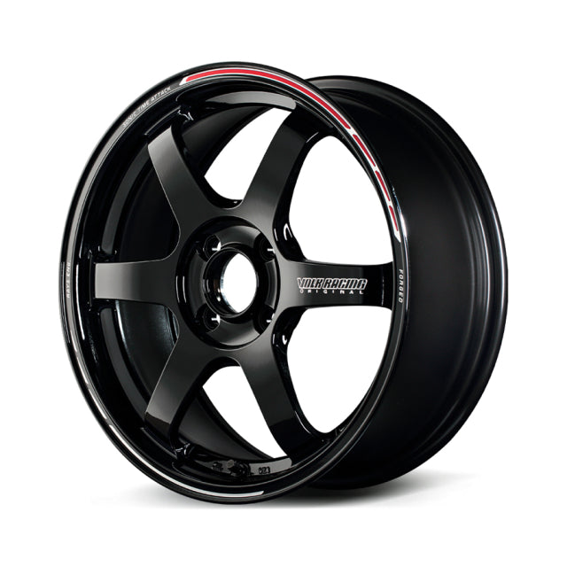 Volk Racing TE37 Sonic Time Attack Wheel  - 16x8.0 +36 | 4x100 |  Black / REDOT