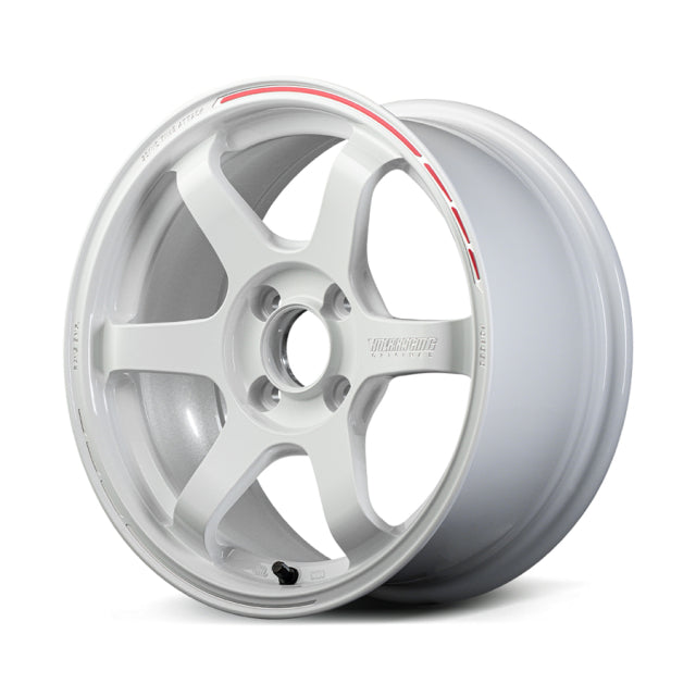 Volk Racing TE37 Sonic Time Attack Wheel  - 16x8.0 +26 | 4x100 |  White / REDOT