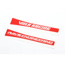 Volk Racing CE28SL 17/18" Spoke Sticker Set (2 Pieces / Red)