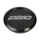 RAYS Volk Racing G25/TE37 Ultra/ZE40 Center Cap - Black/Silver
