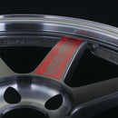 Volk Racing TE37SL 17/18" Spoke Sticker (1 Piece / Red)