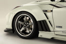 Varis Front Fender (FRP) w/ Carbon Louver Fins (For Varis Front Bumper) - Nissan GT-R R35 09-11
