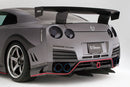 Varis Rear Bumper DBA (Carbon Louver) - 09-24 Nissan GT-R (R35)