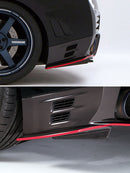 Varis Rear Underskirt Side Splitter Fin (CF) - 09-24 Nissan GT-R (R35)