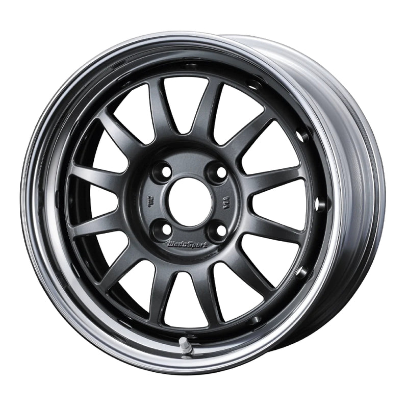 WedsSport Racing 2-Piece Wheel - 15x7.0 / Offset +43 / 4x100 (Gunmetal)