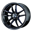 WedsSport RN-55M Wheel (Face RR) - 18x10.5 / Offset +20 / 5x114.3 (Black Blue Machining)