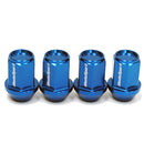 WedsSport Closed-Ended Racing Lug Nut (Aluminum Type) - 12x1.25 / Blue