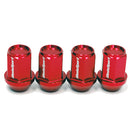 WedsSport Closed-Ended Racing Lug Nut (Aluminum Type) - 12x1.25 / Red