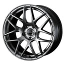 WedsSport SA-27R Wheel (Face F) - 18x8.0 / Offset +42 / 5x114.3 (Platinum Silver Black)