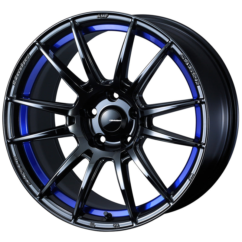 WedsSport SA-62R Wheel (Face FR) - 17x7.5 / Offset +45 / 5x114.3 (Blue Light Chrome II)