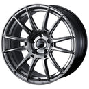 WedsSport SA-62R Wheel (Face F) - 18x8.0 / Offset +42 / 5x114.3 (Platinum Silver Black)