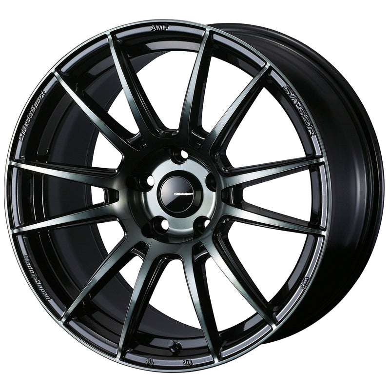 WedsSport SA-62R Wheel (Face M) - 18x8.5 / Offset +45 / 5x100 (Weds Black Clear)