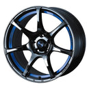 WedsSport SA-75R Wheel (Face FR) - 17x7.5 / Offset +45 / 5x114.3 (Blue Light Chrome II)
