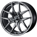 WedsSport SA-01R Wheel (Face M) - 18x8.5 / Offset +42 / 5x112 (Platinum Silver Black)