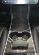 AeroLuxe 17-23 Tesla Model 3 Carbon Fiber Center Console Covers