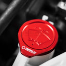 Verus Engineering Windshield Washer Fluid Reservoir Cap, Anodized Black - S550 Ford Mustang