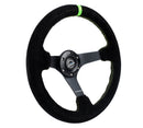 NRG 350mm Deep Dish Suede Steering Wheel – 3" Dish