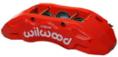 Wilwood TX6R Right Brake Caliper - 2.00/1.88/1.88 in Piston Bores / 1.50 in Rotor Thickness / Red | 120-13813-RD