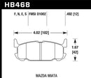 HAWK Performance HT-10 Race Brake Pads (Rear) - 04-05 Mazda Miata