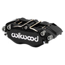 Wilwood Narrow Dynapro Brake Caliper - 1.75/1.75 in Piston Bores / 0.250 in Rotor Thickness / Black / UTV 0.77 Length Pistons | 120-18054-BK