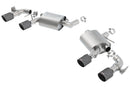Borla Axle-Back Exhaust – 2016-2017 Chevrolet Camaro SS (with Dual Mode Valves) - Black - product image 2