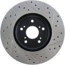 StopTech Sport Drilled & Slotted Brake Rotors – 2001-2003 Acura CL product image 6