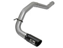 aFe LARGE BORE-HD Stainless Steel DPF-Back Exhaust System (Black Tip) – 16 Nissan Titan XD 5.0L V8 Turbo Diesel