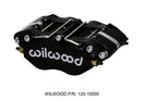 Wilwood Narrow Dynapro Brake Caliper - 1.75 in Piston Bore / 0.81 in Rotor Thickness / Type III Anodized / 4.75 in Mounting Centers / Radial Mount | 120-10000