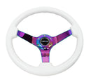 NRG 350mm Deep Dish Wood Grain Steering Wheel – 3" Dish