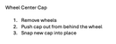APR Cast Wheel Center Cap – Black Satin – alternate view 3
