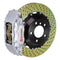 Brembo 98-02 Camaro/Firebird Front GT BBK 4 Piston Cast 2pc 332x32 2pc Rotor Drilled-Silver